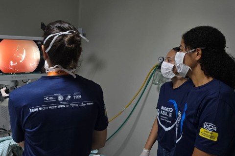 Março Azul: HRMS realiza mutirão de exames para prevenção do câncer de intestino